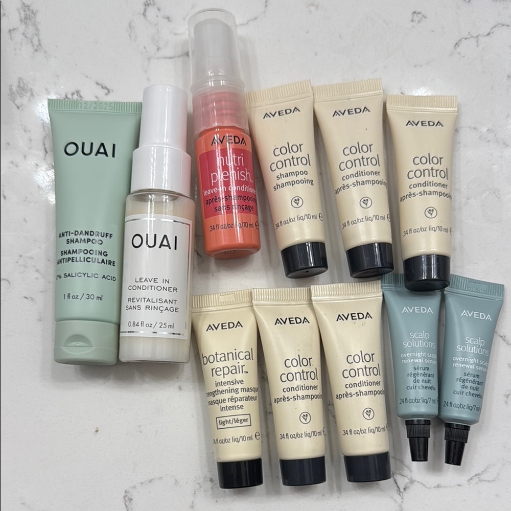 Ouai and Aveda Hair Care Set